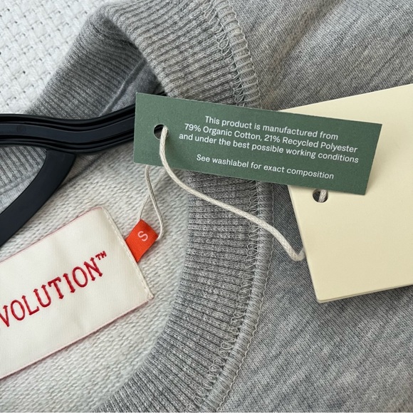 Revolution- Loose Crewneck in grey mel - Picture 6 of 14